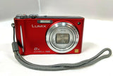[Used] Panasonic Lumix DMC-ZX3 Compact Digital Camera Red battery tested japan