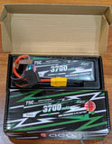 Gens Ace G-tech 3700mAh 75C 22.2V 6S Lipo Battery XT90 RC heli airplane Battery