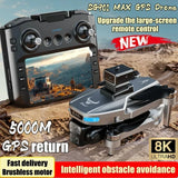 GPS Drone 8K Camera Aerial FPV Brush Avoiding Obstacle with Large Screen Folding
