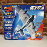 RC stunt plane toy in retail box, Air Hogs Sky Winder with radio controller