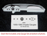 1959 - 1960 CHEVROLET IMPALA GAUGE FACES for 1/25 REVELL MONOGRAM kits¡ªPLS READ