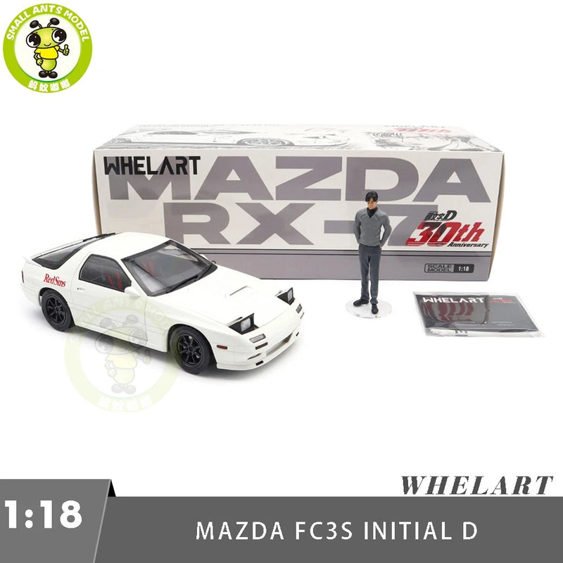 1/18 Mazda RX-7 RX 7 Initial D FC3S Takahashi Ryosuke Whelart Diecast Model Car