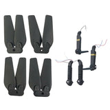 Original Front/Rear Axle Motor Arm+Porpellers For Eachine E58 JY019 RC Drone D