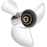 13 1/2 x 15 Semi cleaver style Boat Propeller 15 Spline fit Yamaha 50-130 HP,RH Propeller