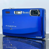 Fujifilm Finepix Z900EXR Camera 16.0 MP 5x Blue Tested w/ Battery & Charger #700