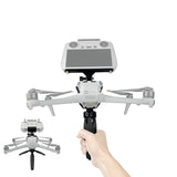 Handheld modification bracket accessory with top mount screen and black handle