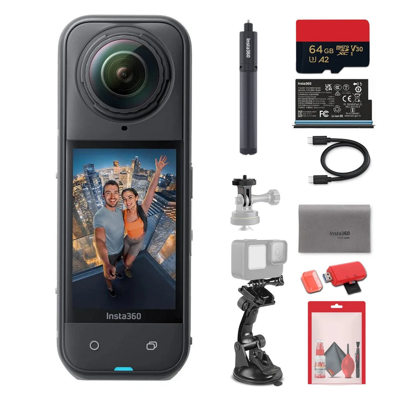 Insta360 X5 8K Waterproof 360 Camera w/ AI Video
