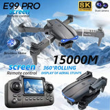 E99 Pro Drone Screen remote control Quadcopter Remote Four Axis Aircraft 8K HD P