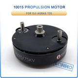 Propulsion motor with three metal shafts, black circular housing with 10015 markings