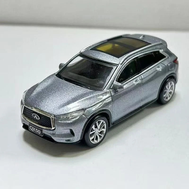 1/64 Infiniti QX50 City Suv Silver Diecast Model Car Toy Collection