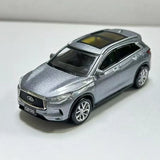 1/64 Infiniti QX50 City Suv Silver Diecast Model Car Toy Collection