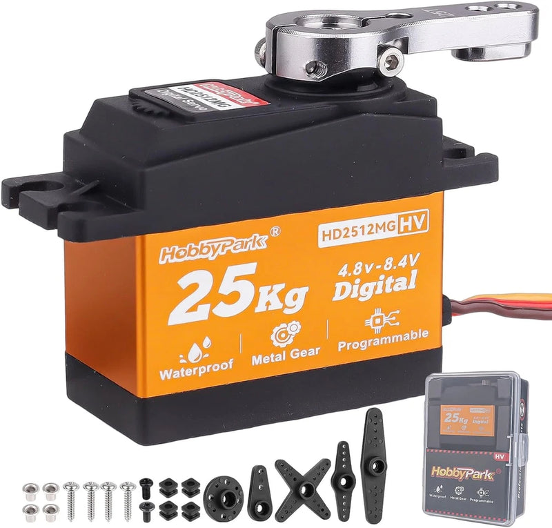 Waterproof Standard 25KG 55G Servo Metal Gear Digital Servo for RC Cars Crawlers