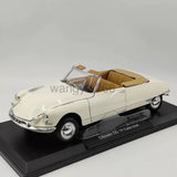 NOREV 1:18 Citroen DS 19 Cabriolet White Convertible Diecast Car Model