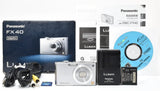[Exc+5 in BOX] Panasonic LUMIX DMC-FX40 Compact Digital Camera Silver JAPAN