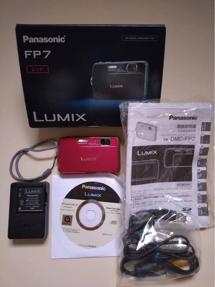 Panasonic Panasonic Digital Camera LUMIX FP7/ Red
