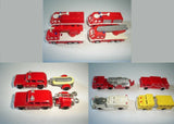 FIRE ENGINES COLLECTION ALL 3 MODEL CARS SETS 1:87 H0 KINDER SURPRISE MINIATURES