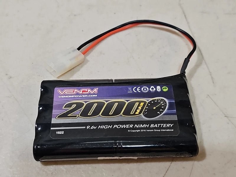 Venom 2000mAh NiMH 7 9.6v High Power NiMH Battery HARDLY USED