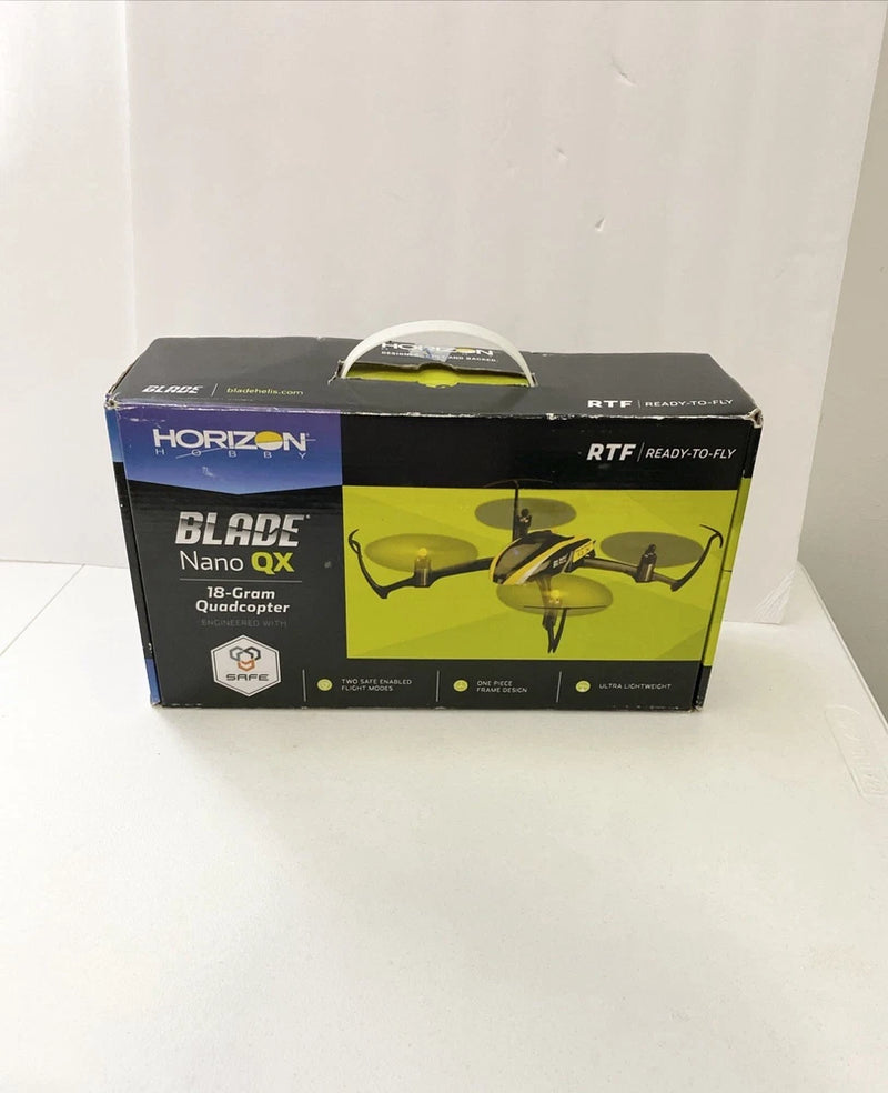 Blade Nano QX quad-copter drone RTF retail box with green graphics