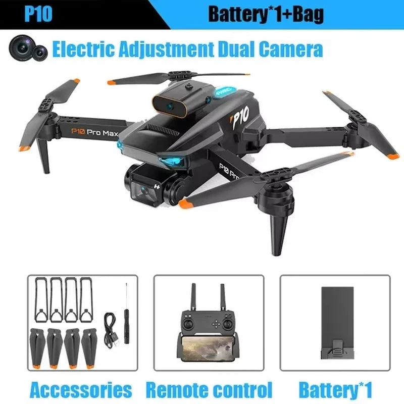 P10 Drone Comes with a High-Definition Camera and a Wifi FPV High-Definition Dua