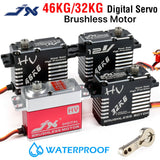 JX Waterproof Steering Servo 46KG 32KG Brushless Servo for RC Car Truck Crawler