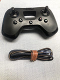 Parrot Flypad drone controller with thumbsticks and button panel, plus wrist strap