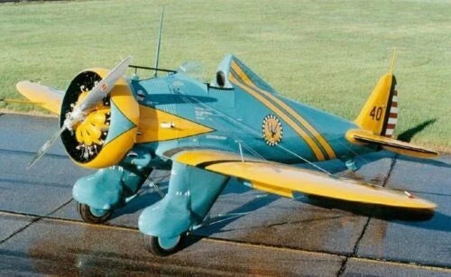 Boeing P-26A Peashooter 67" RC Airplane Laser Cut Balsa Ply Short Kit Plans