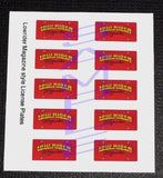 LOWRIDER style miniature PLATES for 1/25 scale MODEL CARS¡ªPLEASE READ