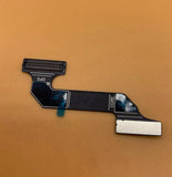 Flat GPS flex cable with black ribbon and multi-pin connector