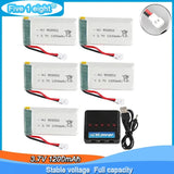 3.7V 1200mAh Li-po Battery For Syma X5SW X5SC X5C JJRC H5P RC Drone Quadcopter
