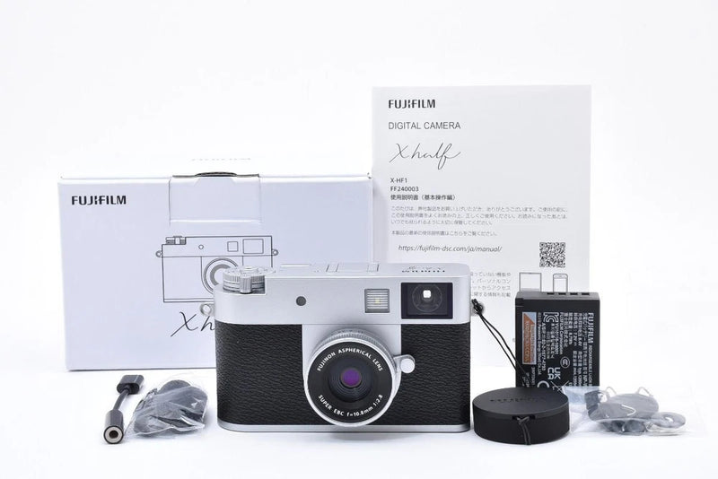 Fujifilm X-HF1 Silver Compact Camera New Unused with Charger & Battery