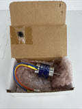 AVEOX brushless electric motor with blue can, three-wire harness, in cardboard packaging