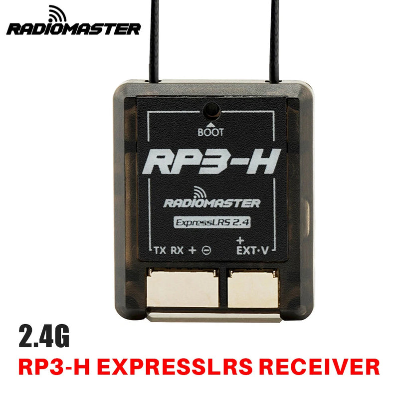 Radiomaster RP3-H ELRS 2.4G Receiver Dual Antenna For RC FPV Drone Helicopter