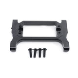 RC servo mount steering gear holder with screws, black