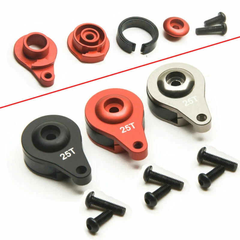 25T Aluminum Adjustable Servo Arm Single Hole For RC Model Cars Helicopter Boat