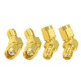 Superbat FPV Drone Goggles Antenna Adapter SMA to RP-SMA 45 Degree Adapter 4 Kit