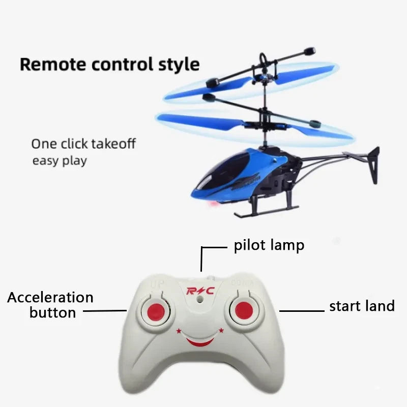 R/C Flying Remote Control Mini Drone Helicopter With Led Lights Toy?For?Children