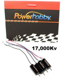 Powerhobby RX0615-17 17000kv FAST UPGRADE Motors CW CCW : Micro QuadCopter BLACK