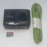 Vivitar DVR786HD Full HD Action Cam Camera W/ 32GB Card Charging Cable Tested