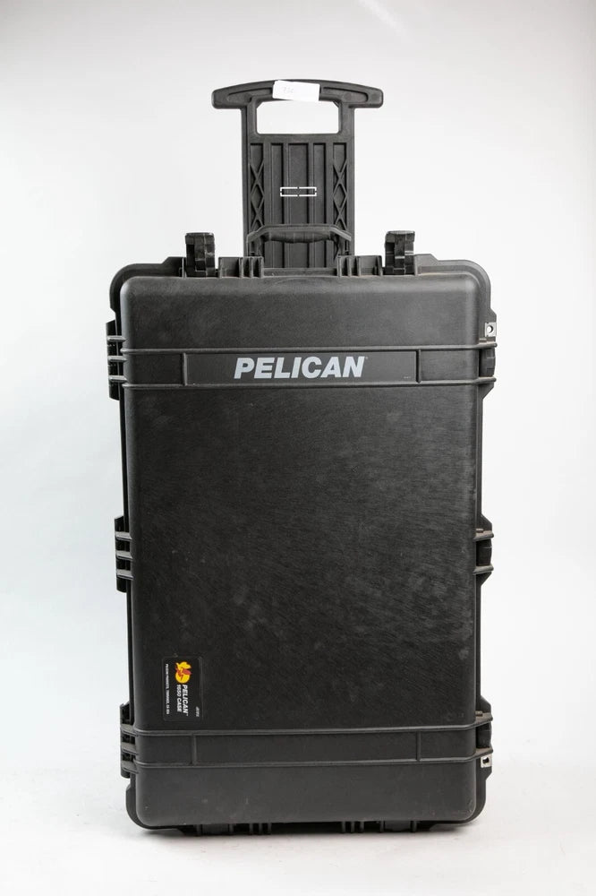 Pelican hard case with top handle, molded protective carry case (used)