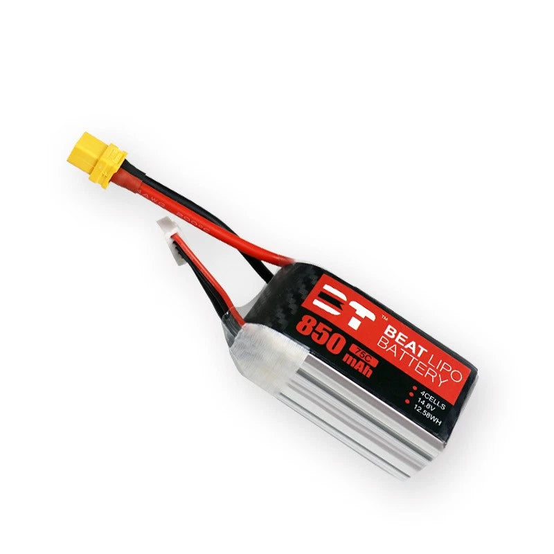 850mah 14.8V 4S 75C Replace B attery For FPV Quad Racing Drone Battery