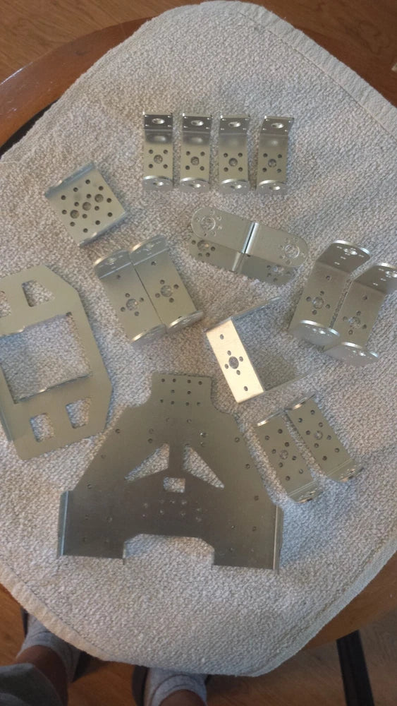 Lot of 16 Servo Multi-functional Brackets RC Mechanical Robot Steampunk Grab Bag