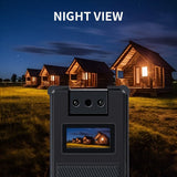 1pc Compact HD 1080P Body Camera Rotating Lens IR Night Vision Fits Home Outdoor