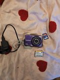 Fujifilm Digital Camera FinePix L55 12.0MP Purple With Charger And Memory Card