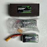 Ovonic FPV 6S LiPo battery set, 1300mAh, 22.2V, XT60 connectors, open box