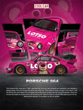 Cool Car 1:64 RWB 964 bear Diecast Model Car