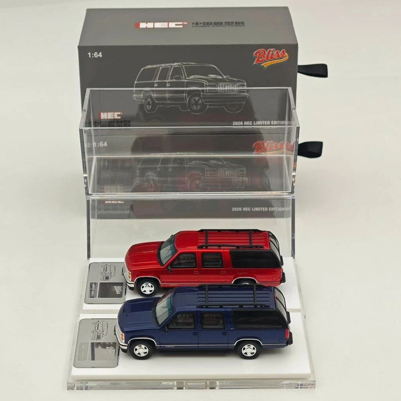 1:64 Bliss Suburban GMT400 SUV Sports Model HEC Beijing Diecast Model Car