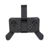 Black foldable quadcopter remote controller with two joysticks