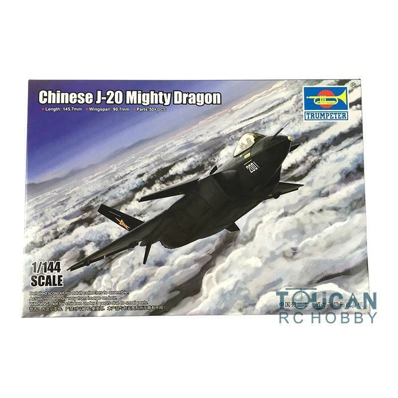 1/144 Trumpeter J-20 Mighty Dragon Steacth Fighter Aircraft 03923 Model Plane
