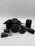 Panasonic Lumix DC-FZ80 4K Digital Camera Black w/20-1200mm Zoom Bundle Tested