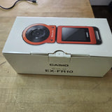 CASIO EX-FR10 EXILIM Digital Action Camera 14.1 MP White with Tested Batt + BOX